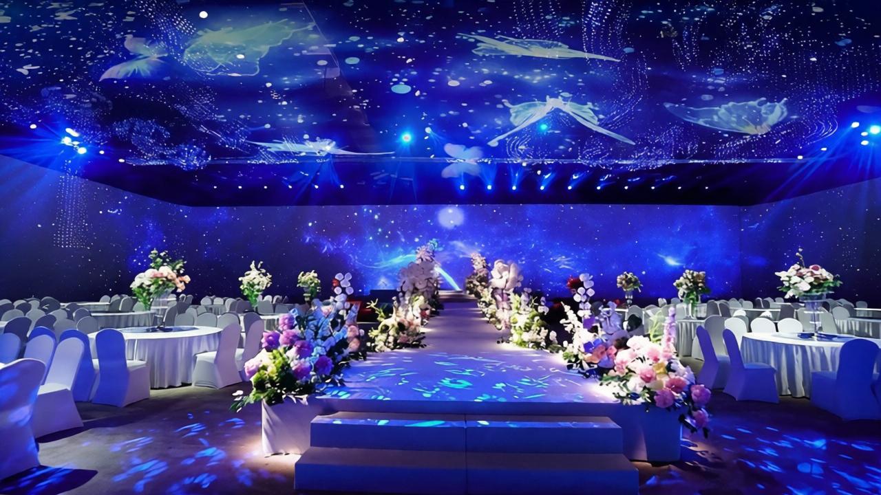 星空宴会厅声光电